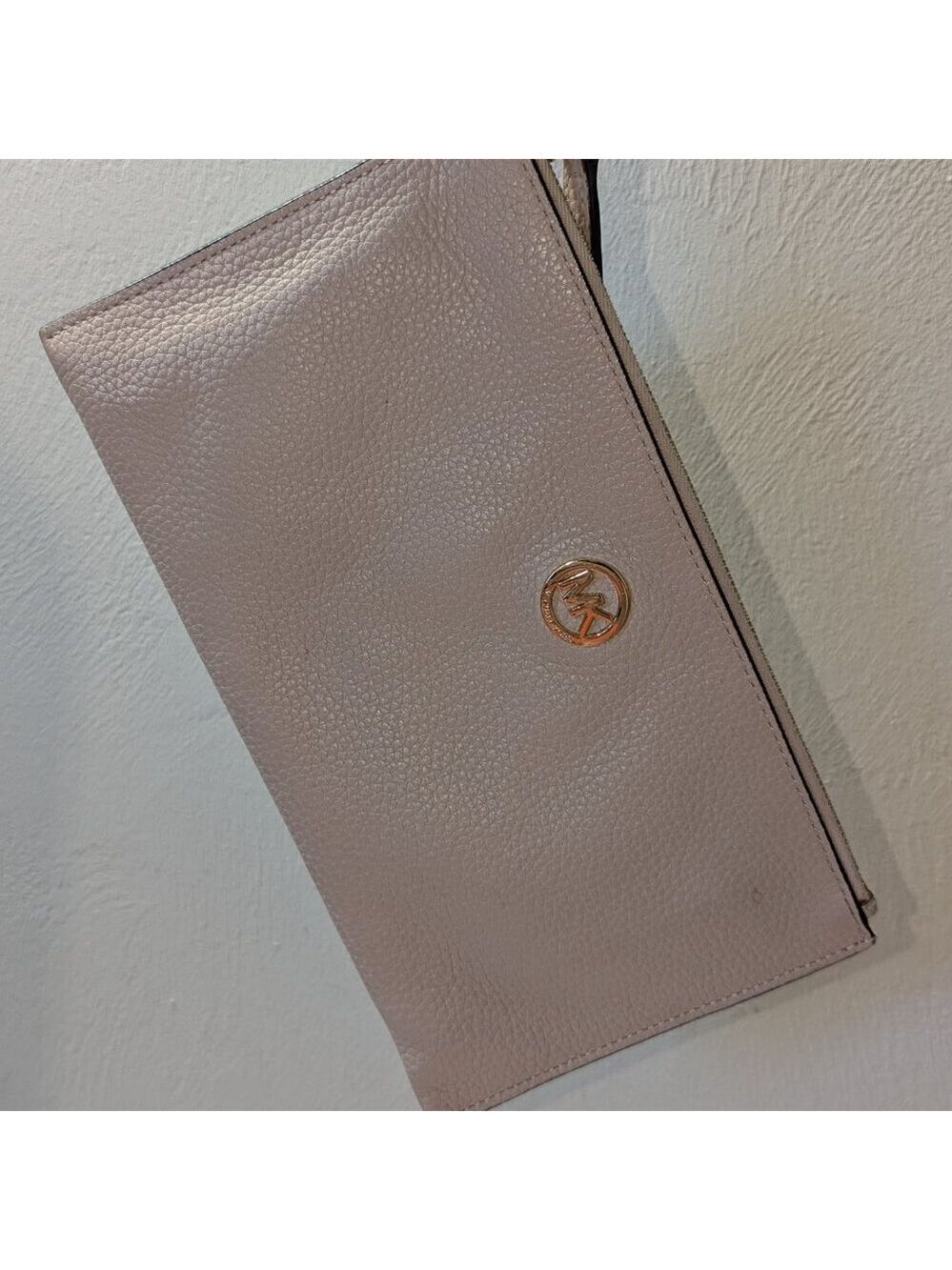Michael Kors Cream Clutch Wristlet - Picture 2 of 5